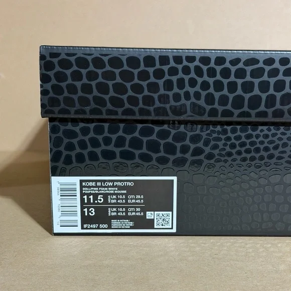 Nike Kobe 3 Protro Pink Quartz Size 11.5 Men’s New IF2497-500 - Picture 12 of 13